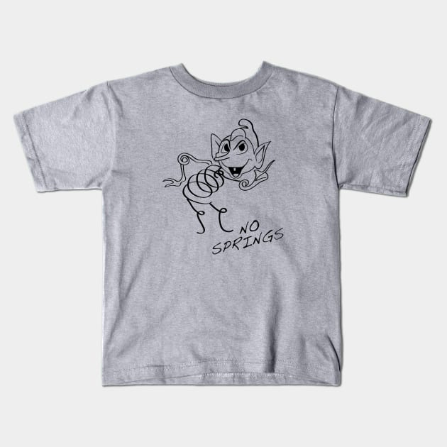 NO SPRINGS!!! Kids T-Shirt by j2artist